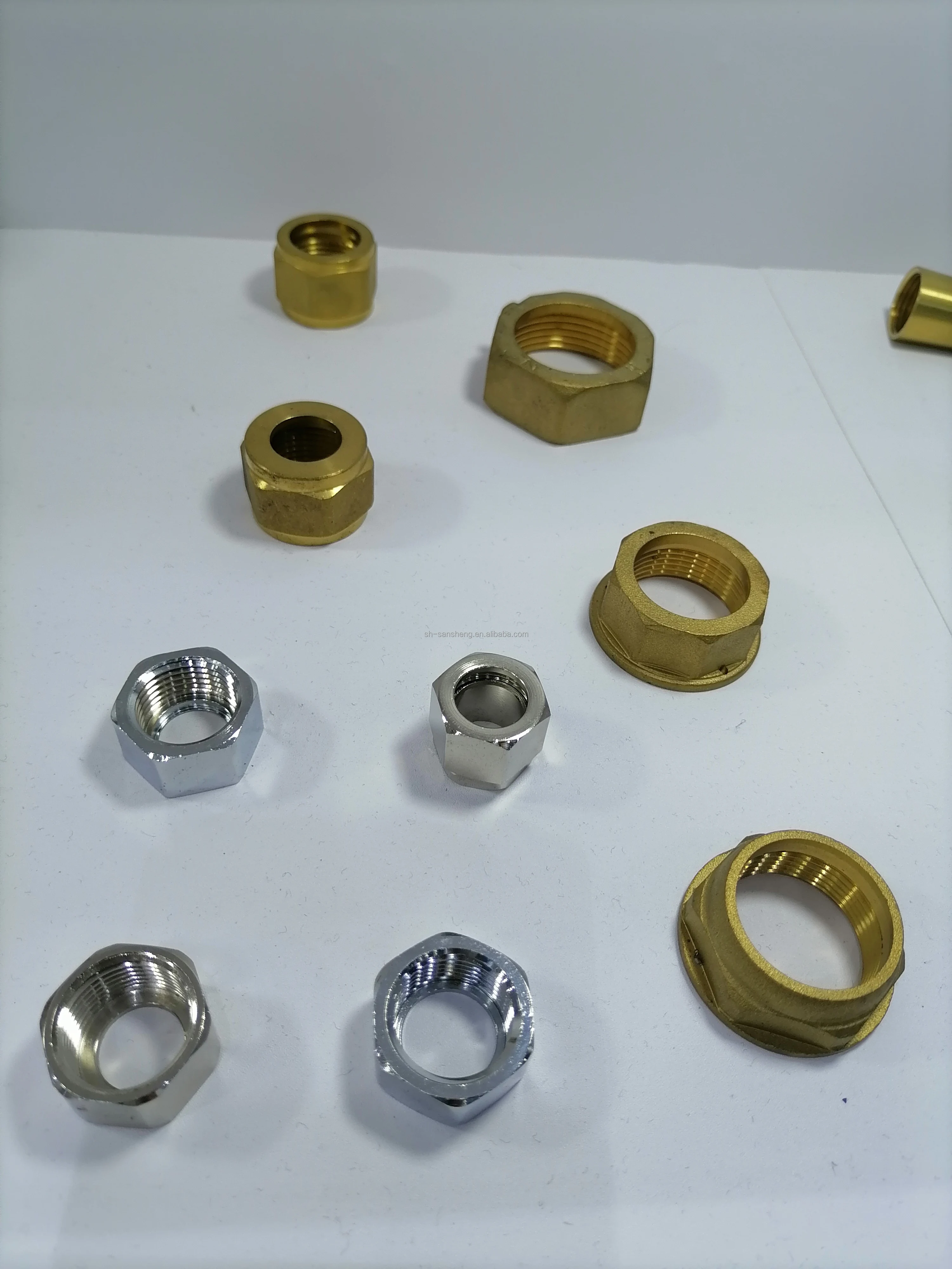 Stainless Steel Flexible Pipe Brass Fittings Hard Seal Quick Connect Metal BRASS FITTINGS