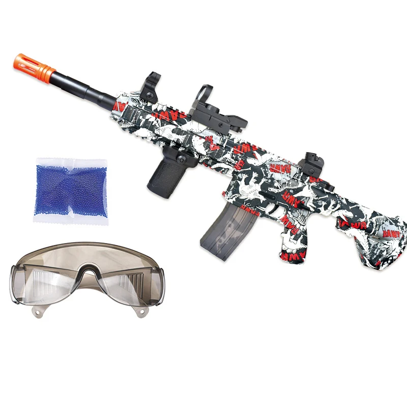 Plastic Electric Toy Gun M416 Gelblaster Splatter Ball Water Gel Ball Gel Blaster Toy Guns outdoor gun toys