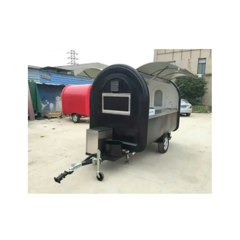 Low price best seller factory food vending van catering trailer with low investment