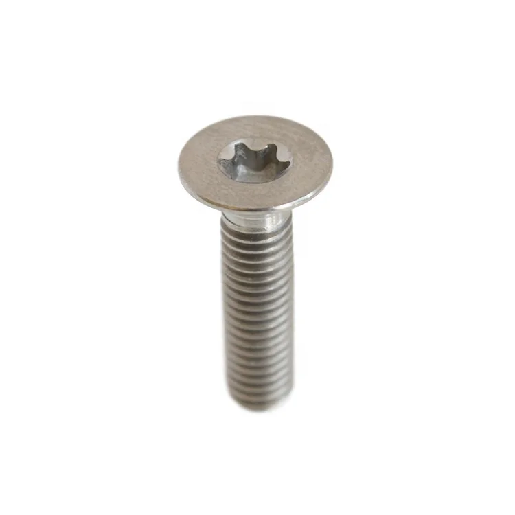 Lightweight high strength  DIN7991 M6x25 Torx socket countersunk head GR5 Ti-6al-4v titanium bolts screws