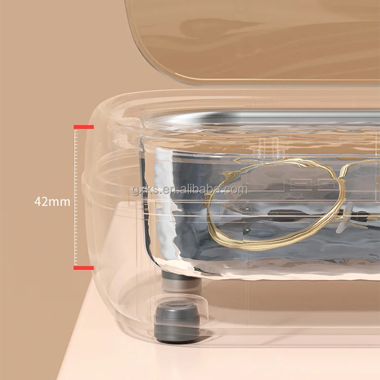 Home Electronic Portable Ultrasonic Cleaner Jewelry Watch Glasses Digital Cleaning Machine UV Ultrasonic Cleaner