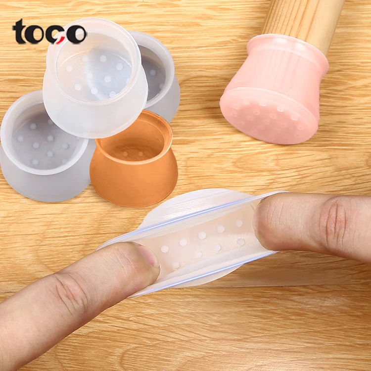 Силиконовая мебель TOCO силиконовые резиновые столешницы для стола защитный чехол Накладка ножек стула