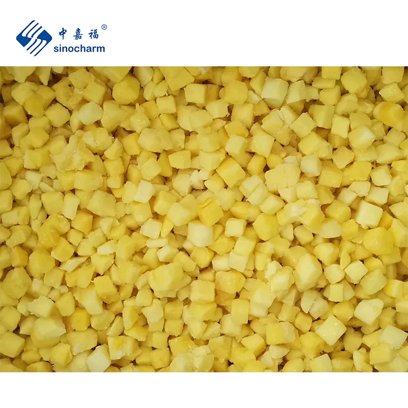 Sinocharm BRC 10*10 мм замороженные кубики манго оптовая цена 1 кг замороженных фруктов