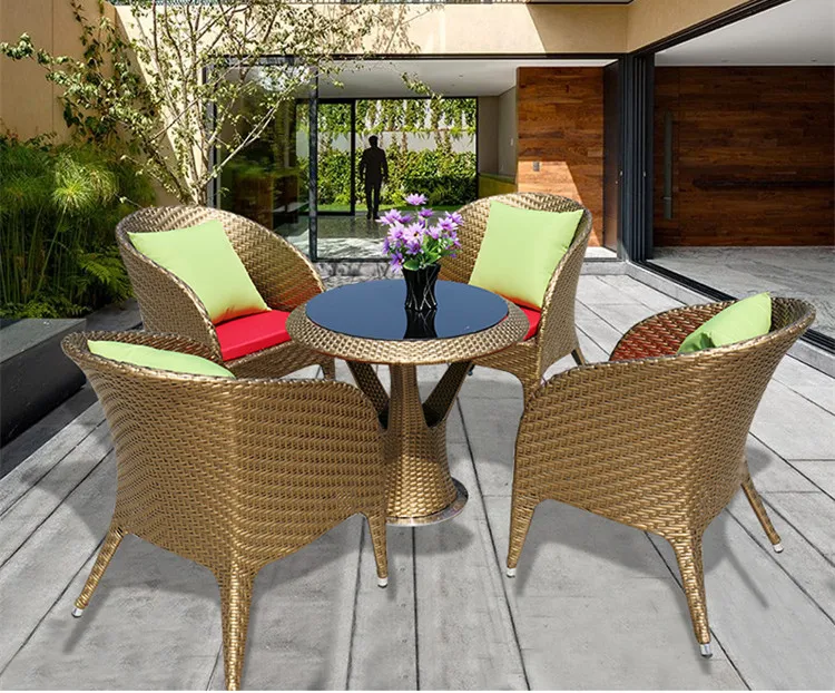 Hot Sell Furniture Sets Wicker Outdoor Furniture Garden rattan tables and chairs