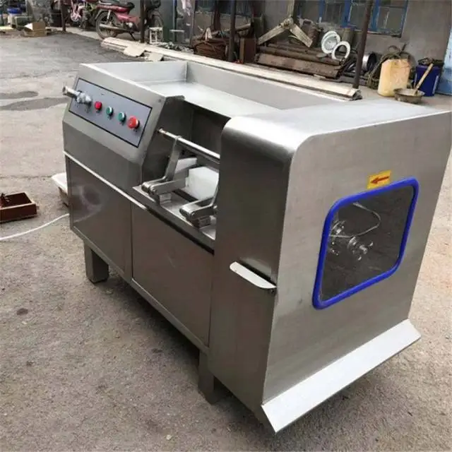 Meat Slicer Meat Strip Cutter/industrial Meat Grinder Machine/frozen Meat Cubes Cutting Machine