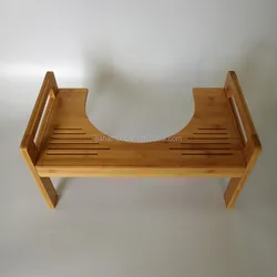 Деревянный бамбуковый табурет для унитаза с регулируемой высотой 7 или 9 дюймов