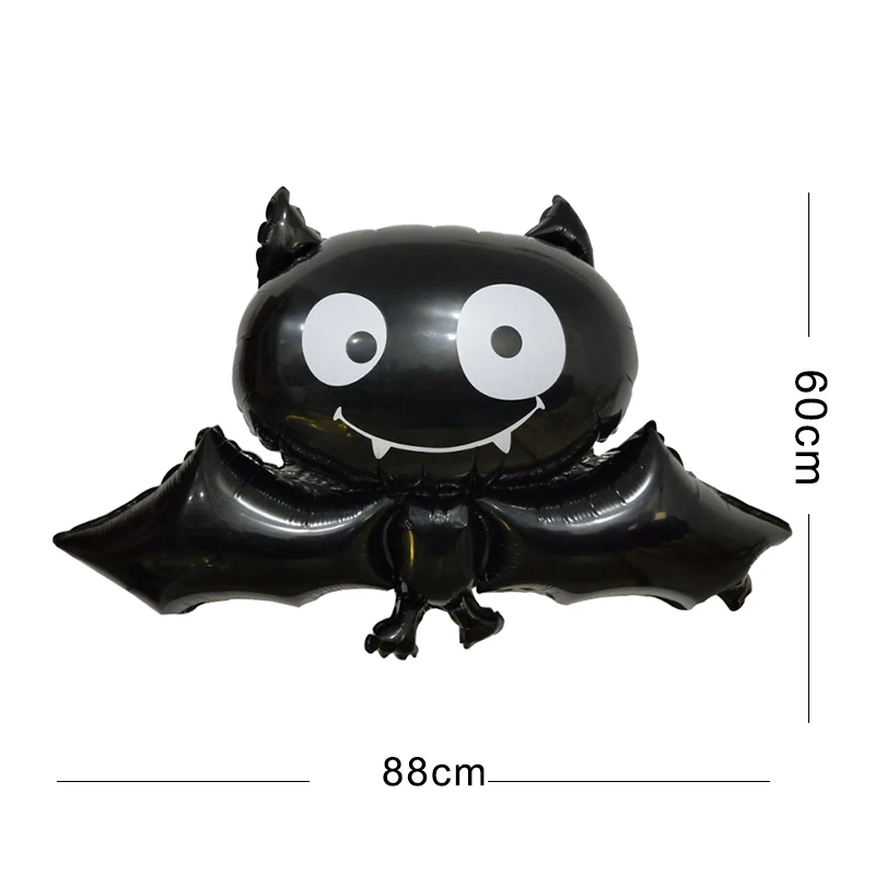 Wholesale Happy Halloween Balloons Set with Bat Foil Balloon 12 inch Latex Balloon For Halloween Party  Decor