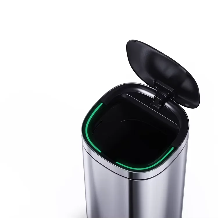 20L Household motion sensor touchless Big capacity Stainless Steel Smart Sensor bin Automatic trash can