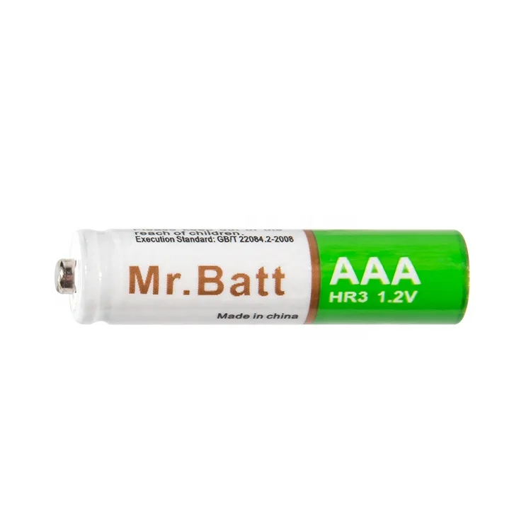  Высокое качество заказной 1 2 V 700mAh AAA никель-металл гидридный аккумулятор NiMH аккумуляторная