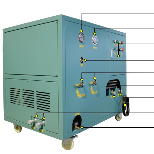 R123 Low Pressure Recovery Unit Explosion Proof Refrigerant Recovery Machine