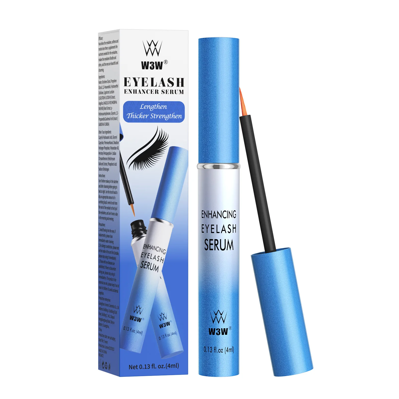 Best-selling Eyelash Growth Liquid Thick Lengthening Slender Long Eyelash Repair Liquid Wholesale