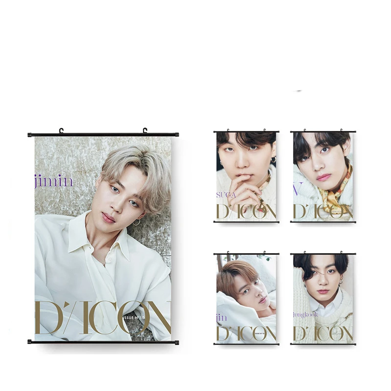 Bangtan Boys оптовая продажа KPOP Idol товар DICON концепция фото гобелен тканевый плакат Висячие