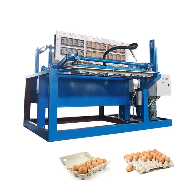 Wholesale egg box carton making paper pulp egg trays 30 chicken eggs machine in farm
