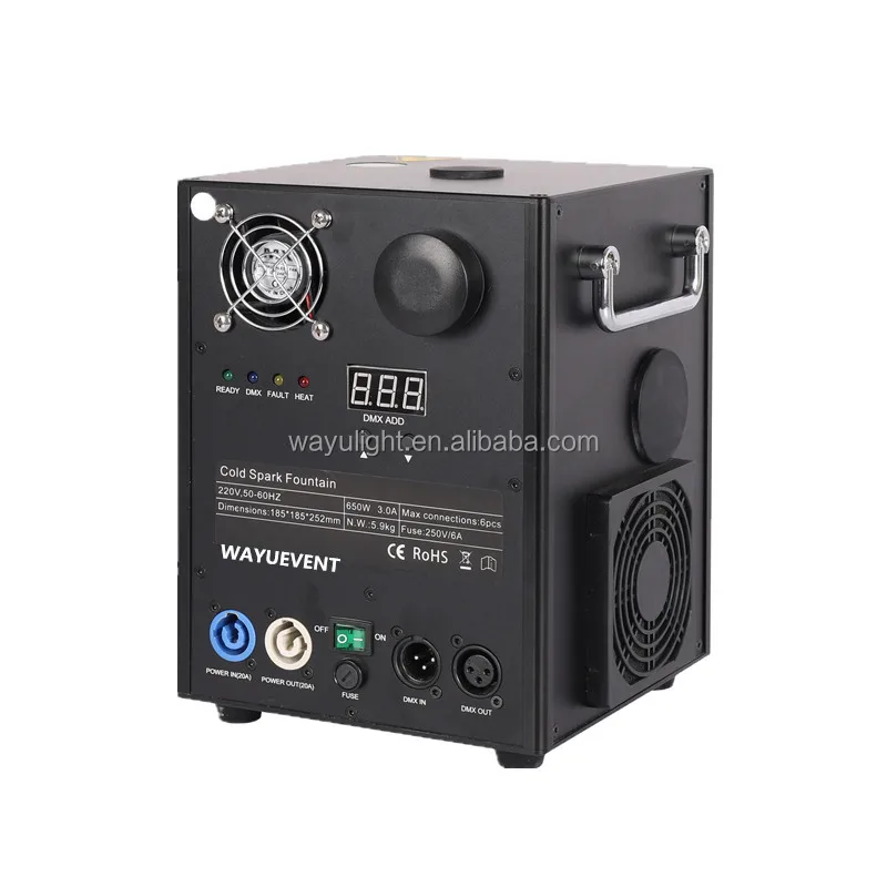 750W cold Spark Machine mini 650W DMX 512  cold fireworks Machine stage Sparkler machine