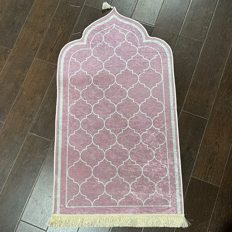 Customized High Quality Quilted Sejadah Thick Foam Padded Prayer Mat Muslim Islamic Prayer Rug Mat