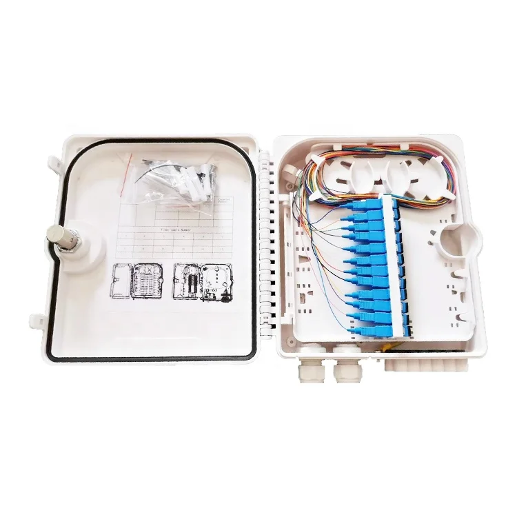 Производитель 12 порт FTTH световолокно распределительный шкаф ворсом Клеммная коробка оптическая распределительная коробка