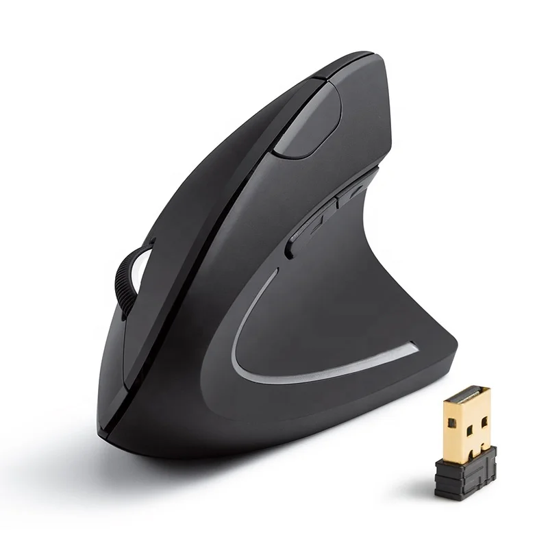  Компьютерная игровая мышь USB maus 6D 2 4g оптическая беспроводная эргономичная Вертикальная для