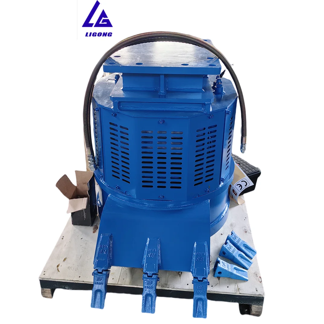 Ligong 1000mm Diameter Hydraulic Electromagnet With THREE TEETH for PC200 PC210 PC220 PC300