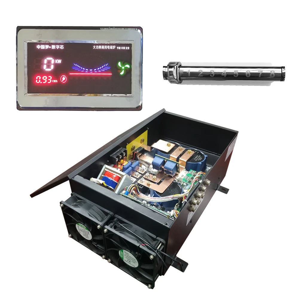 30 кВт высокомощные коммерческие аксессуары для индукционных плит с высокой производительностью