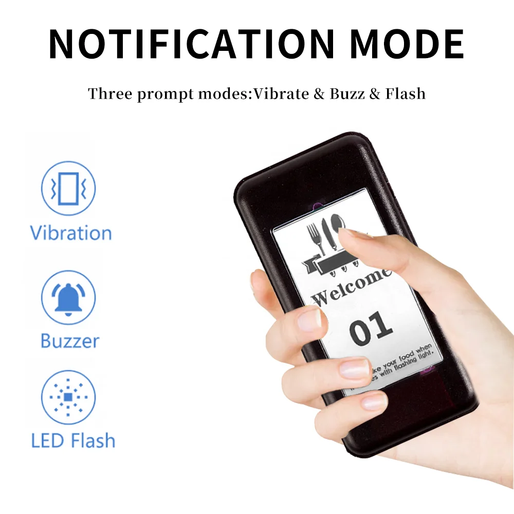 High Quality Guest Pager Buzzer Beeper Waiter Paging System Wireless Restaurant Vibrating Pagers