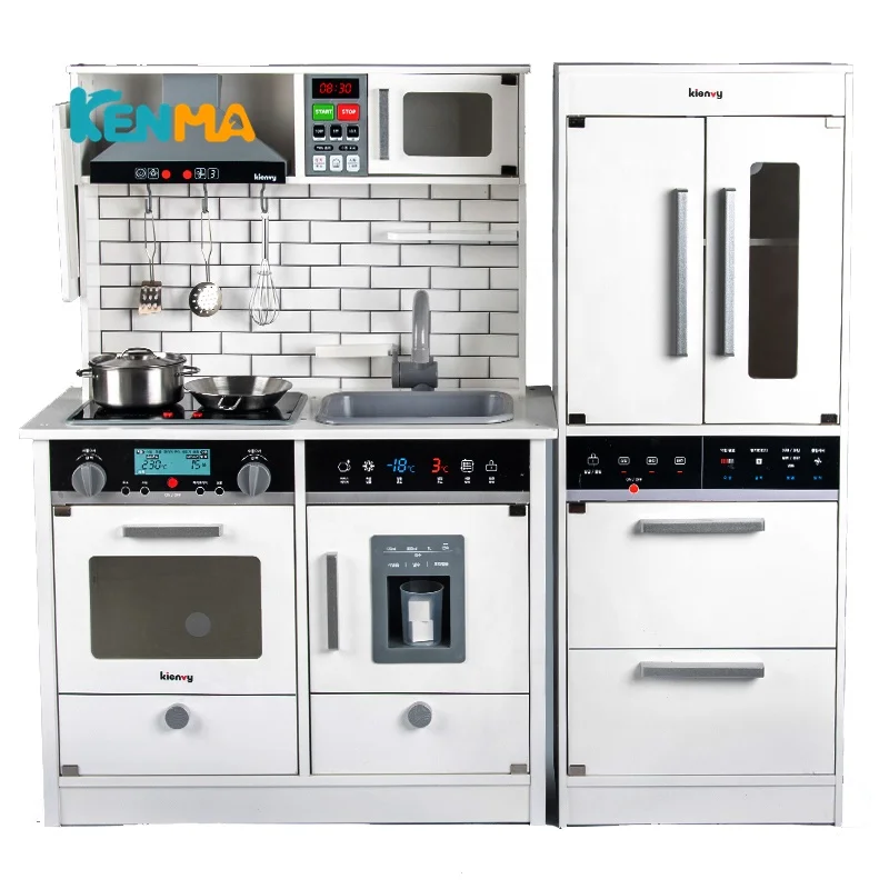 2022 Wooden Kitchen Pretend Play Toys For Kids