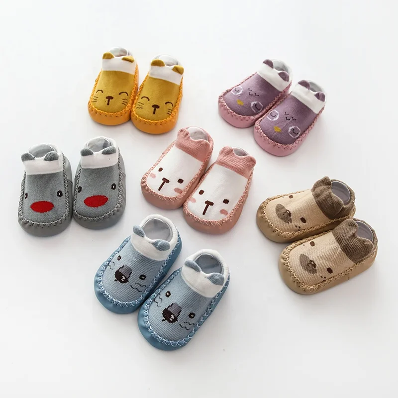 
High-quality Factory Baby Girl Cartoon Socks Shoes Newborn Boy Socks Shoes 