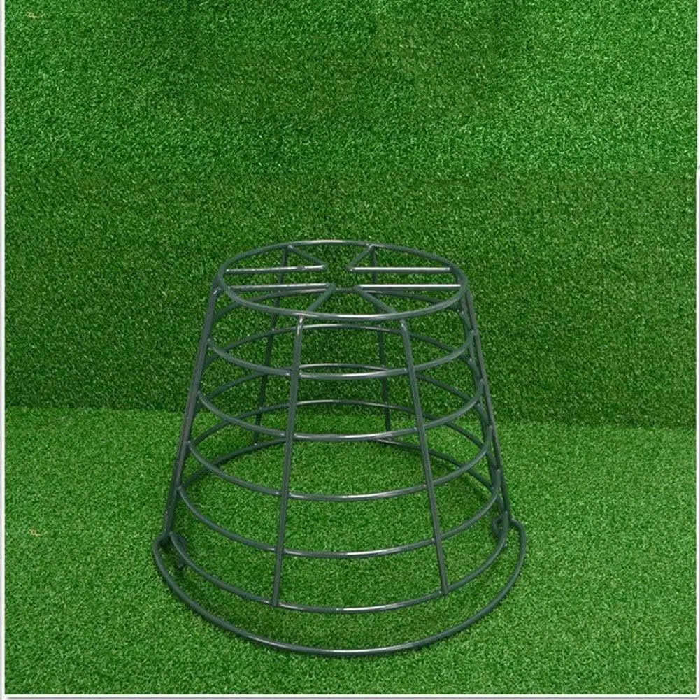 Crestgolf Stainless Metal Golf Basket Golf Ball Container Ball Bucket, Holds 50 Balls.