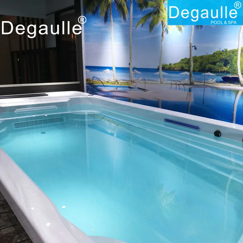 Degaulle swimming pool roofing swim spa turbine hydrotherapy wave water pool