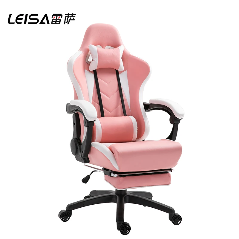 E-commercial Swivel Gaming Office Racing Recliner Chair With Footrest