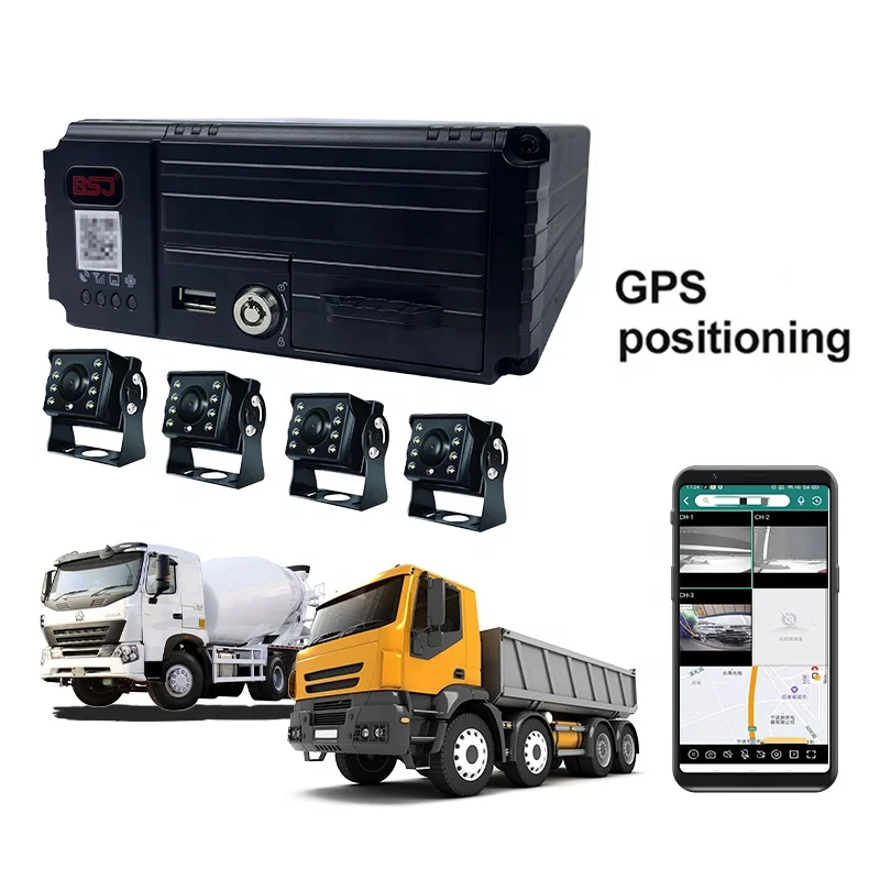 Muck car cement tank car logistics car remote video positioning monitoring