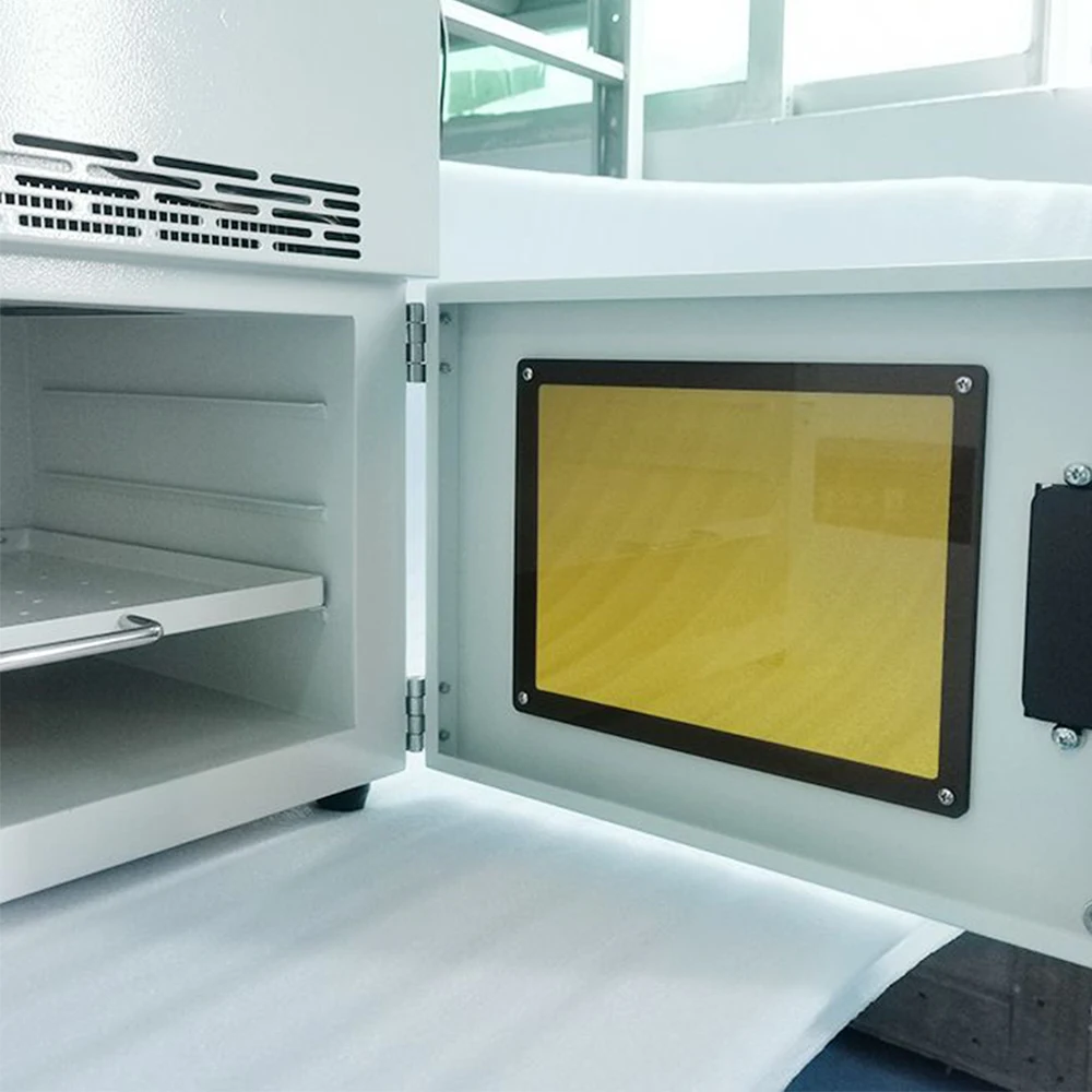 LED UV Curing Oven with 200*200mm LED UV Lamp for 3D Printing Dental UV Resin Fast Curing