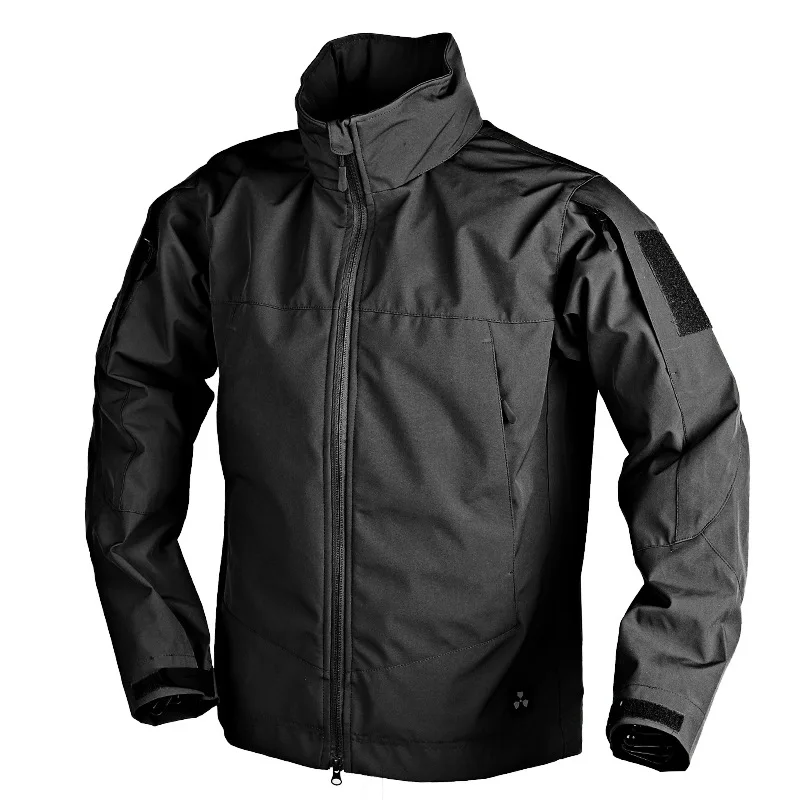 WindBreaker Jacket Beach Tactical Outdoor Softshell Black Waterproof Men Hooded Warm Hunting Jacket With Hood