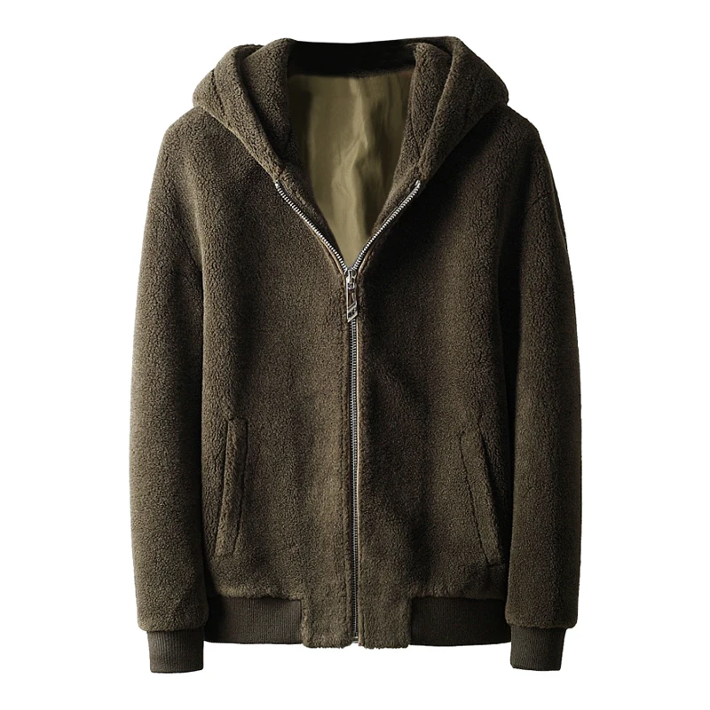 High Quality Warm Breathable Hooded Zipper Winter Clothes Coat Outdoor Windproof Fleece Jacket