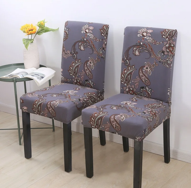 Стирающийся чехол на сиденье для столовой нового дизайна с принтом