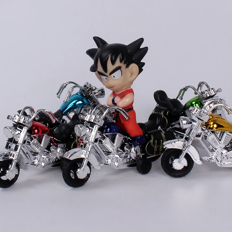 
cake topper kids toy car model toy random colormini plastic harley motorcycle for cake decoration 