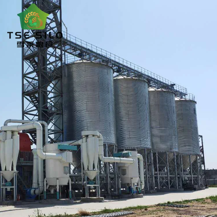 New Design Silo for Feed Mill TCZK 200T 500T 600T 700T Steel Hopper Bottom Soya Silos