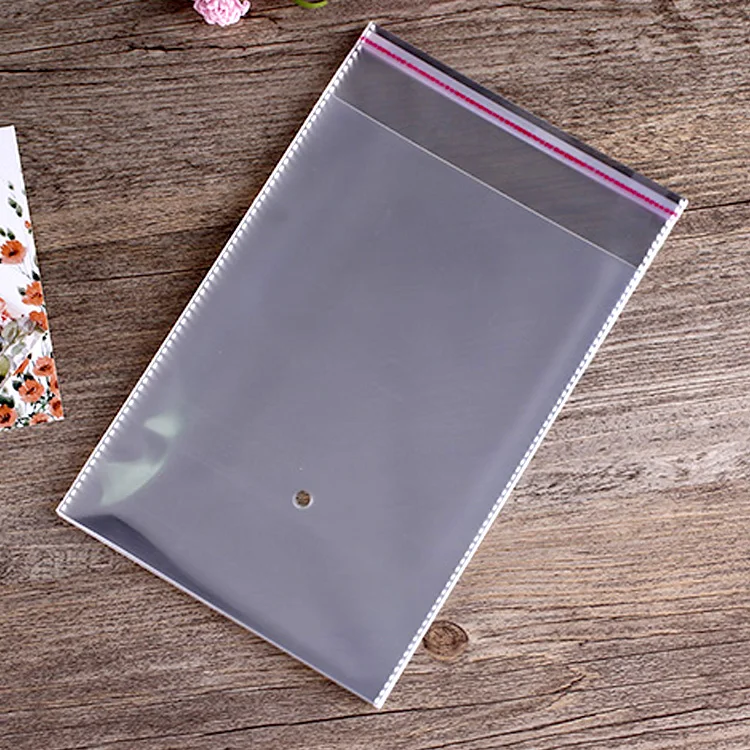 
Custom Transparent Polybag Packaging Clear Plastic OPP Self Adhesive Bags For Garment 