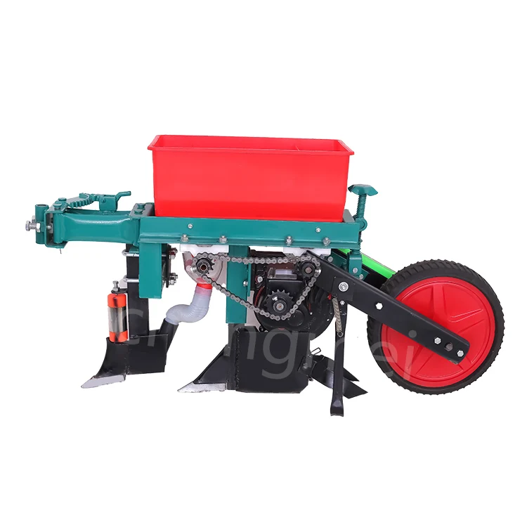 Farm machines agriculture land machinery walking tractor single row corn planter for sale