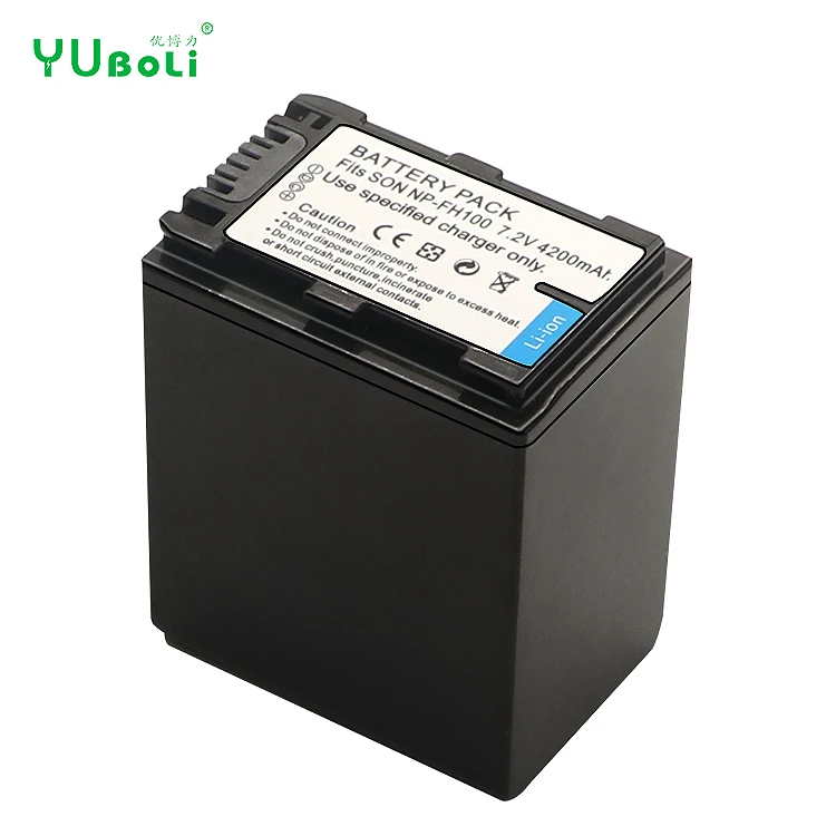 7 2 V 4200 мА/ч NP-FH100 NP FH100 NPFH100 батареи для камеры Sony HDR-CX100 CX105 CX11 CX520 CX6 HC96 SR200 SR70 HXR-MC1 AC-VQH10