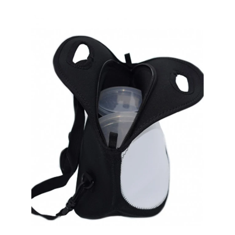 Neoprene Cooler Box Carry Case Reusable Insulated Lunch Bag School Kids Thermal Bags Women Sublimation Blank Lunch Bag