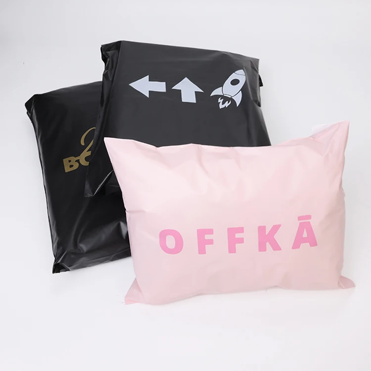 Plastic Poly Mailer Bags Custom Printed Logo Packaging Shipping Bags Wholesale Poly Mailers Mailing Bags