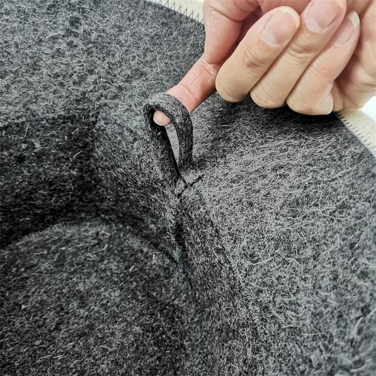 Wool Felt Sauna Hat for Men and Women, Heat Resistant Shower Cap for Men and Women, Head Protection