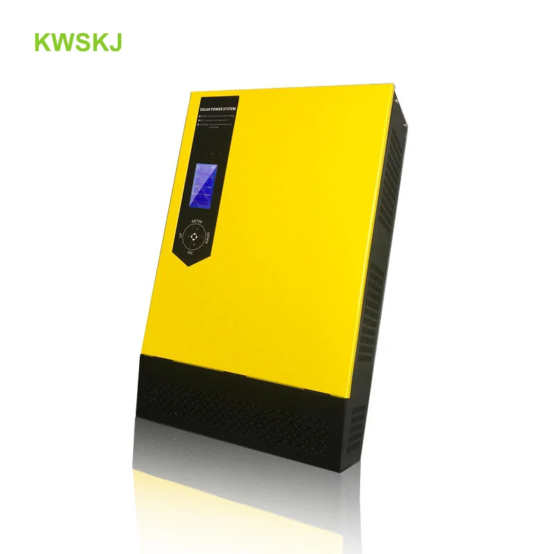  Солнечный инвертор KWSKJ сетевой 48 в 110 В 220 10 ква 8 кВт немодулированный синусоидальный сигнал Инвертор солнечной энергии mppt для домашнего