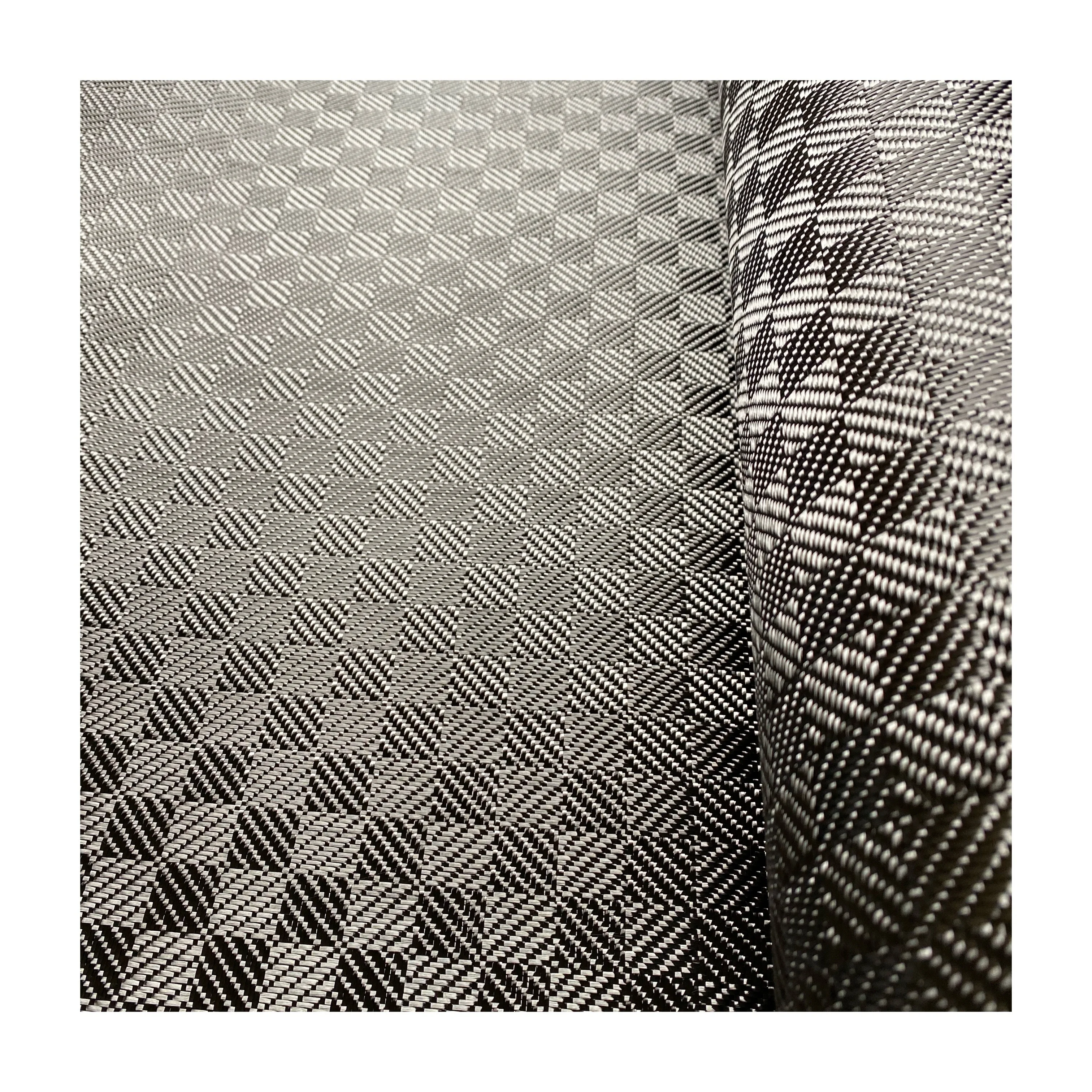 Woven 3K twill/3K plain weave carbon fiber roll