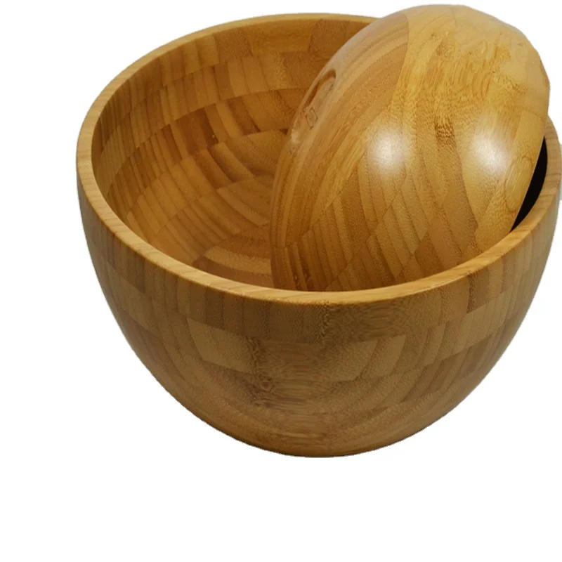 Уникальная Салатница из бамбукового волокна разного размера и высококачественная бамбуковая миска