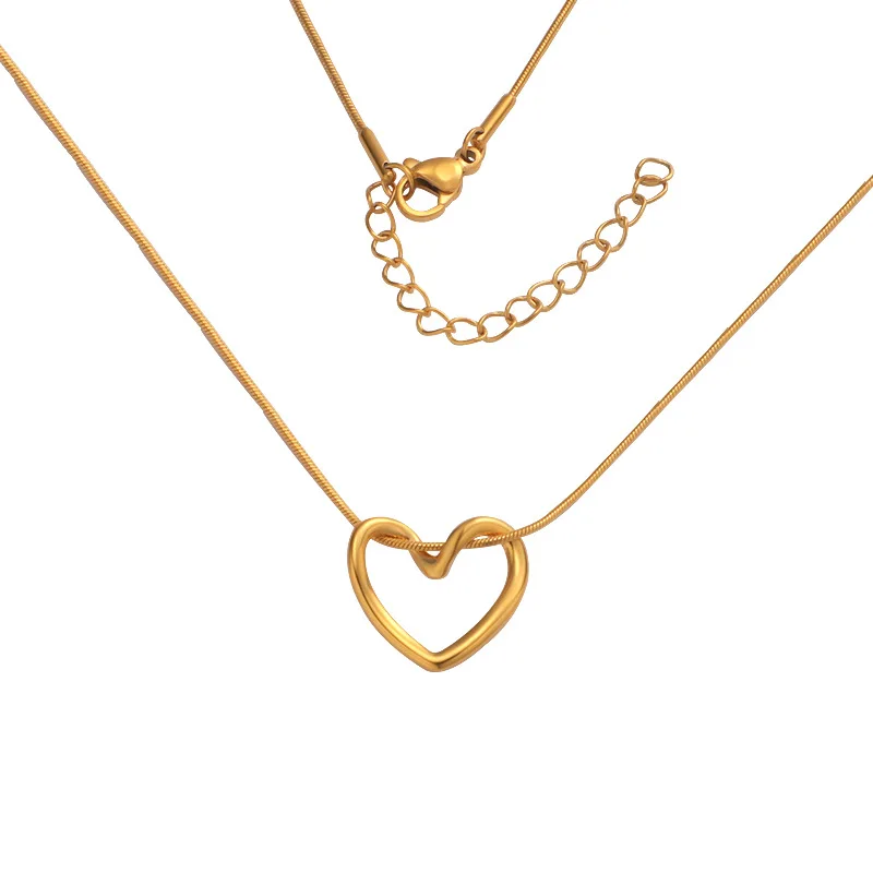 Manufacturers Stock Lovers Boudoir Gift Stainless Steel DIY Heart Love Pendant Necklace Jewelry