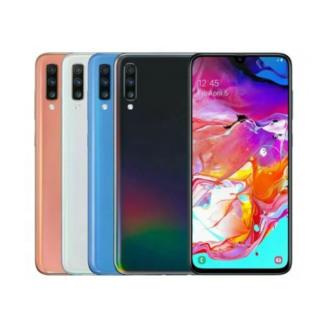 For Samsung A70 6.7Inch 128G Factory Unlocked Super Cheap Original Android Touchscreen GSM Mobile Cell Phone Smartphone