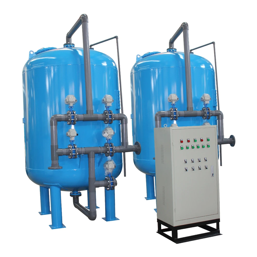 Dia1.4m   manganese greensand filter system for drinking water treatment