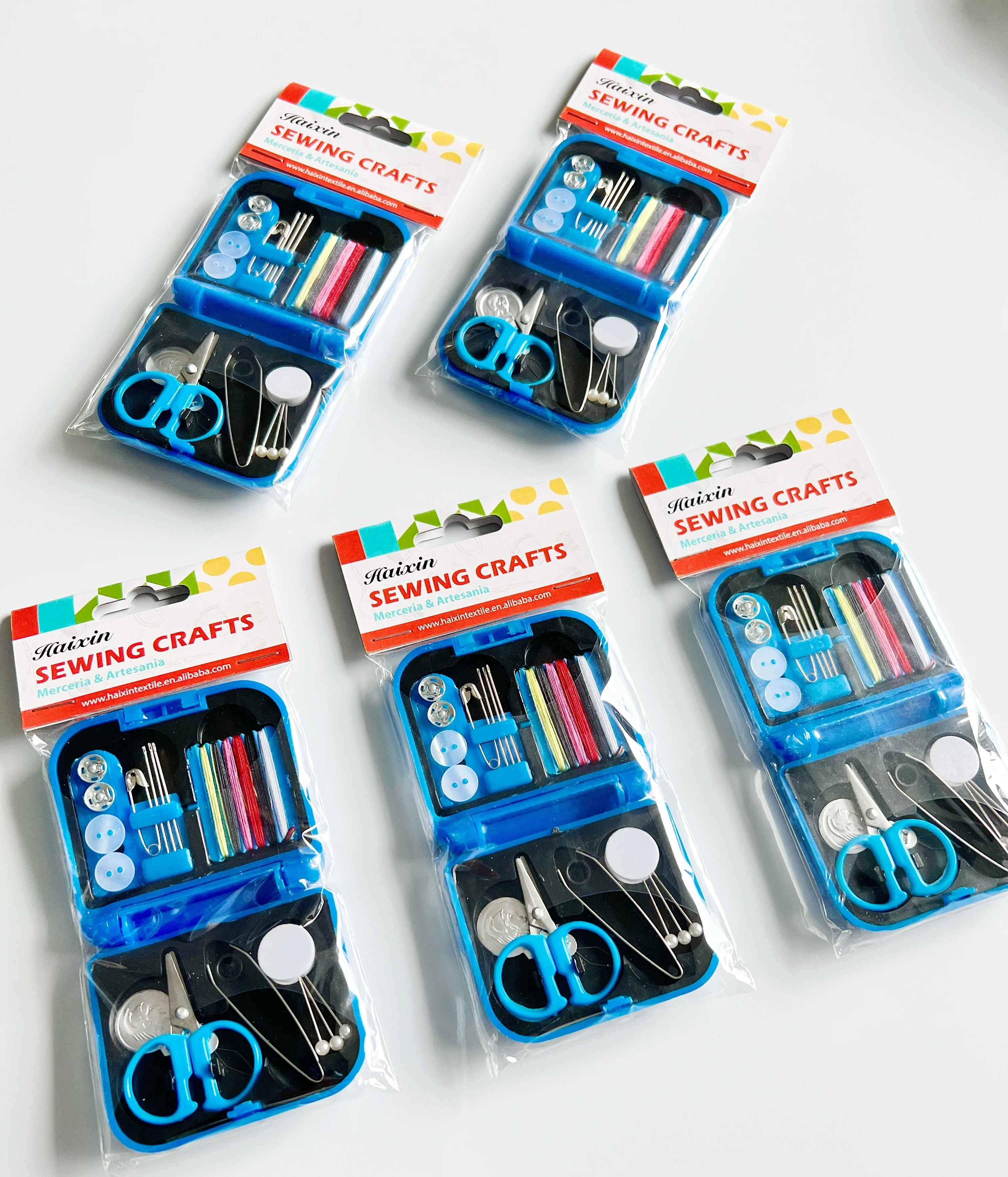 Household Children Needlework 20pcs Needles Set Sewing Kit for kids