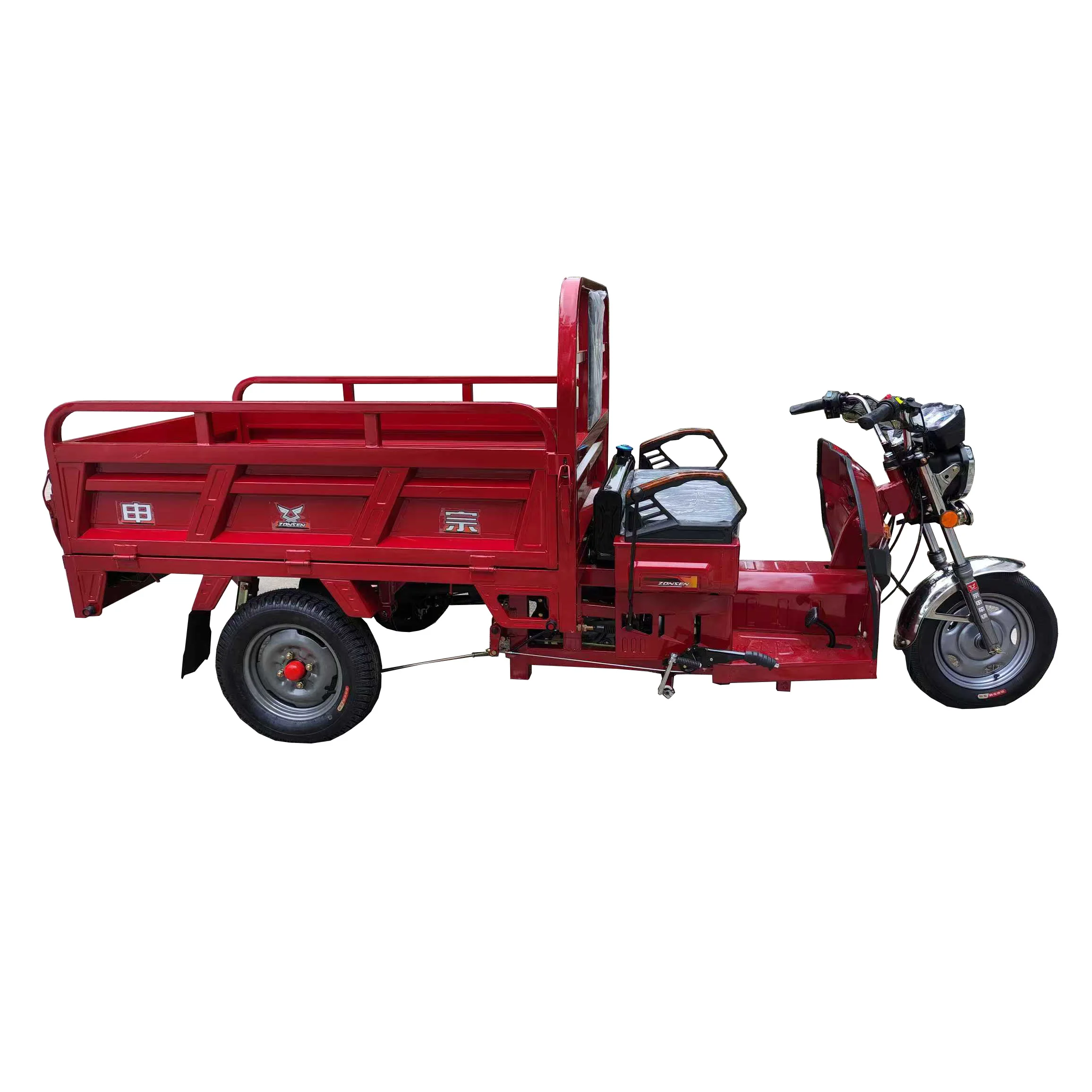ZONSEN 175cc large big cargo box water cooling Rickshaw Heavy Duty cargo tricycle 3 wheels motorcycle -adult tricycle carburetor